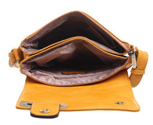 Classic Design Women's Crossbody Bag Button Clasp Flapover