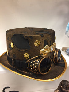 Steampunk Hat and Goggles