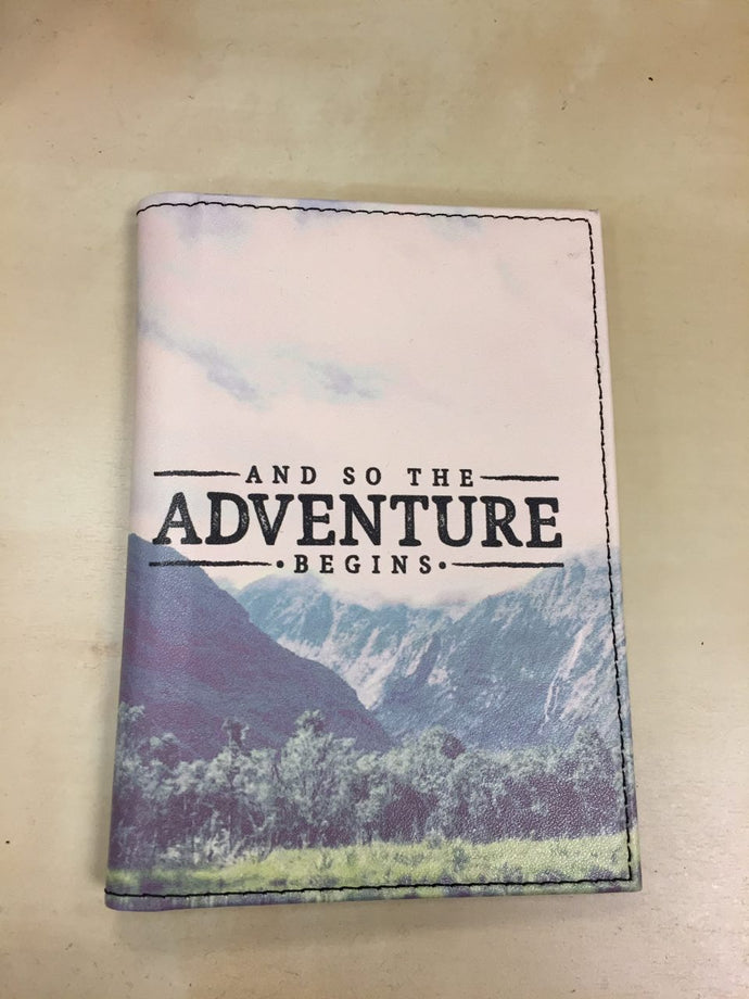 Passport Holder - And so the Adventure Begins ...